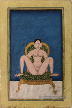 Nu œuvres - Asanas d’un Kalpa Sutra ou Koka Shastra manuscrit 4 sexy